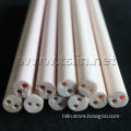 [HUTO CERATRIC] alumina ceramic tube 99% al2o3ceramic burner tube porous ceramic tube